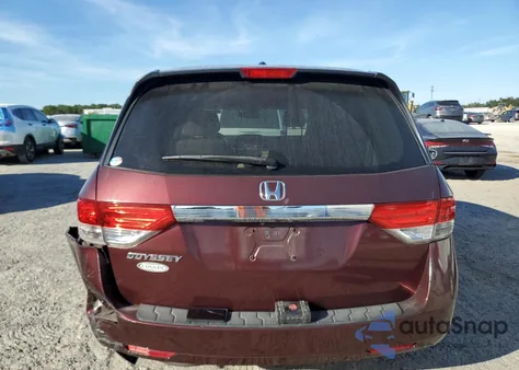 2017 Honda Odyssey Exl из США, поврежденный, VIN 5FNRL5H64HB012668
